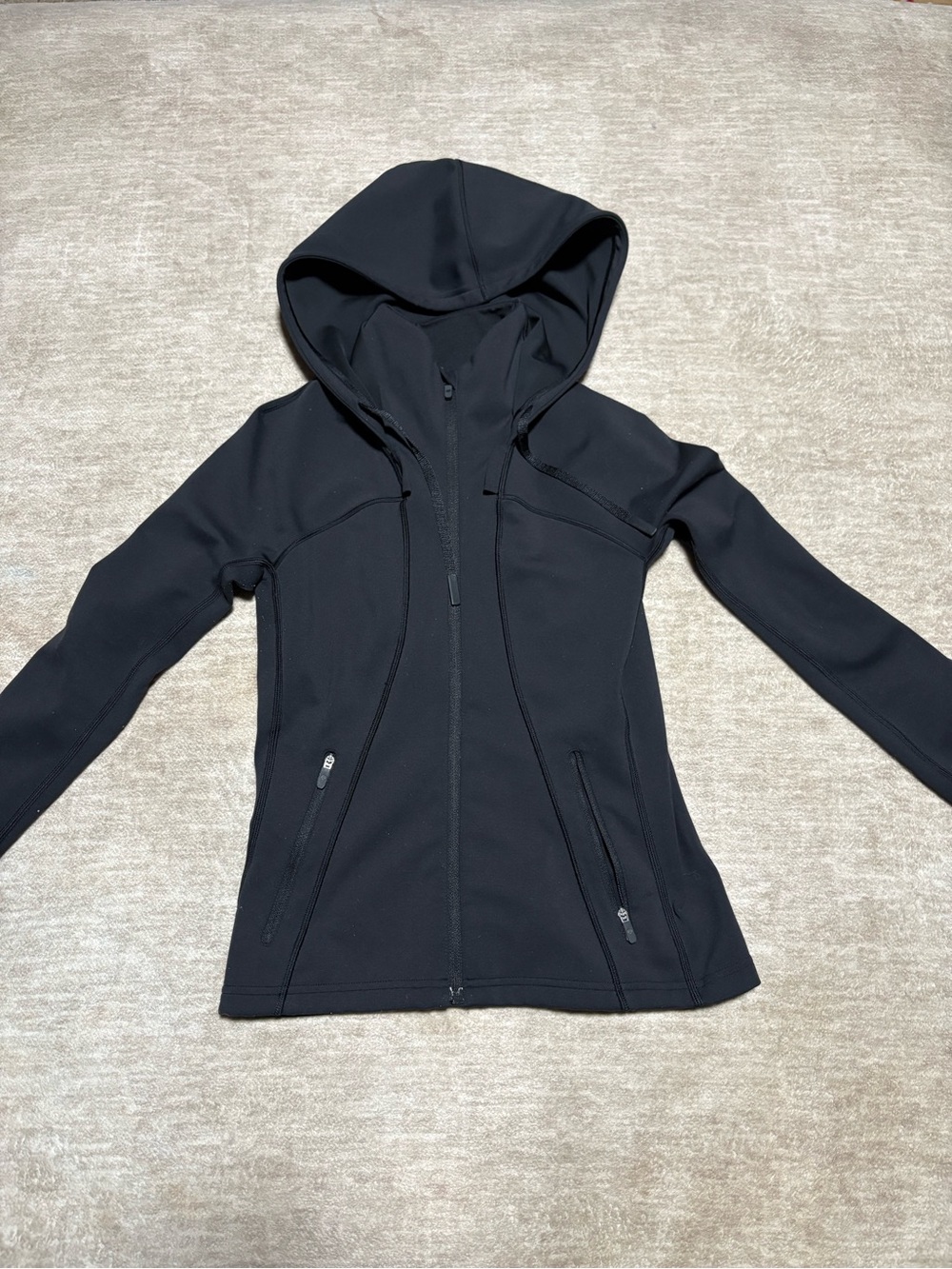 lululemon athletica Black Hooded Softshell Jacket